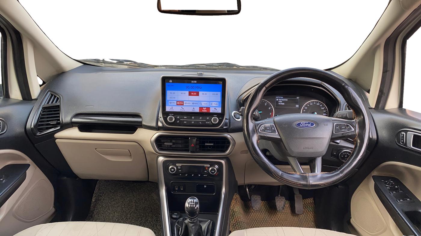 2019 Ford Ecosport TITANIUM + 1.5L PETROL, CNG, Manual, 1,24,712 km, Dashboard