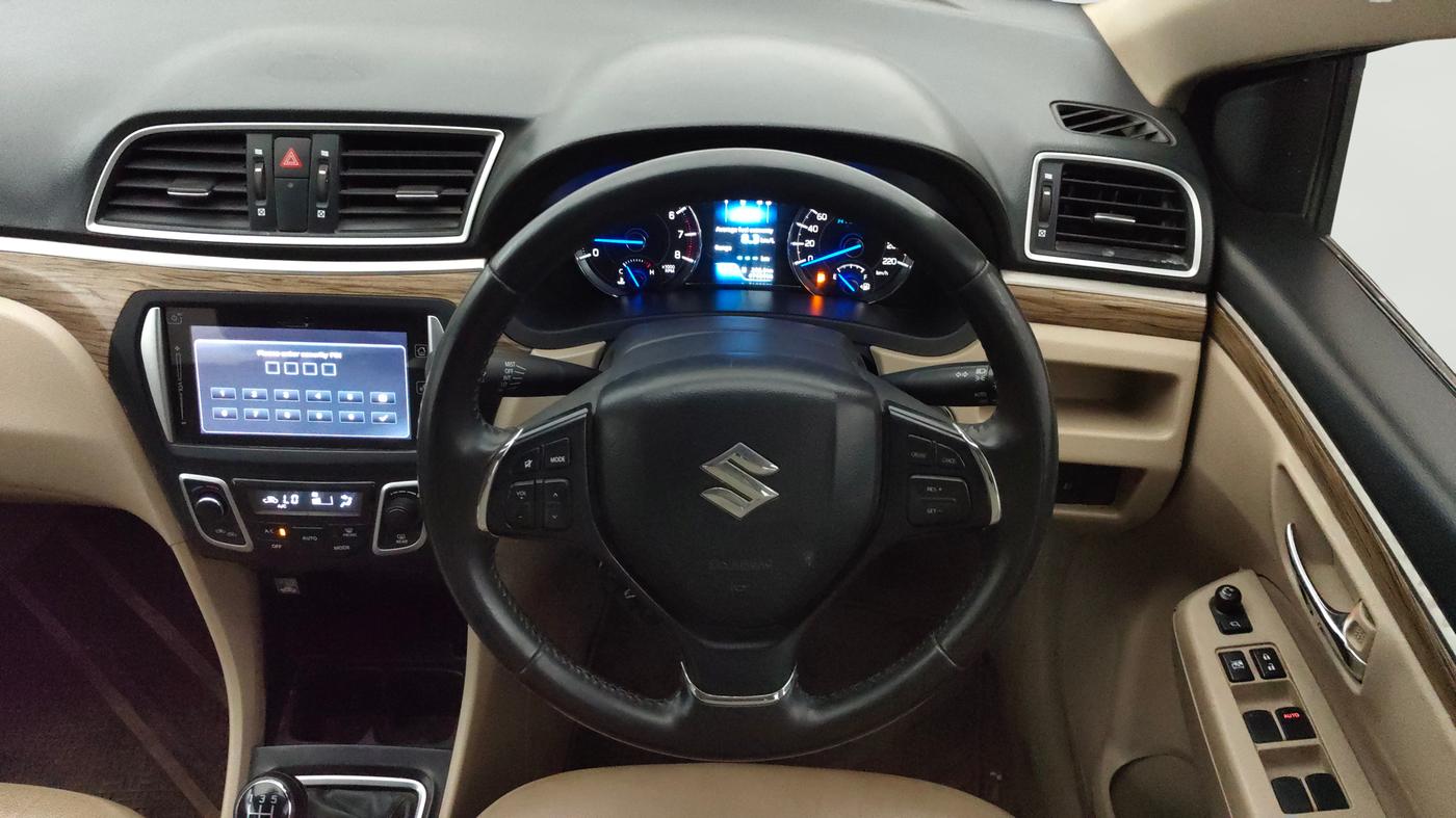 2020 Maruti Ciaz ALPHA 1.5 SHVS PETROL, Petrol, Manual, 47,409 km, Steering Wheel Close Up