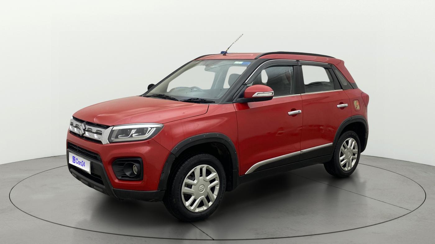 2021 Maruti Vitara Brezza VXI, Petrol, Manual, 1,13,683 km, Left Front Diagonal