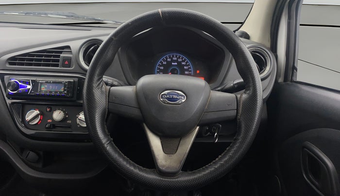2017 Datsun Redi Go T (O), Petrol, Manual, 1,03,988 km, Steering Wheel Close Up