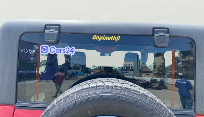 2024 Mahindra Thar LX HT PETROL 4WD MT, Petrol, Manual, 18,457 km, Rear Windshield