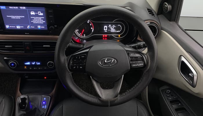 2020 Hyundai AURA SX PLUS 1.2 AMT, Petrol, Automatic, 64,017 km, Steering Wheel Close Up