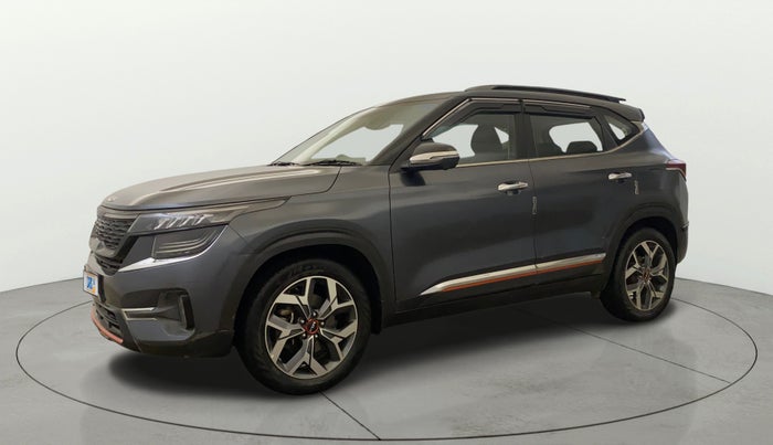 2021 KIA SELTOS X LINE 1.4 PETROL DCT, Petrol, Automatic, 37,621 km, Left Front Diagonal