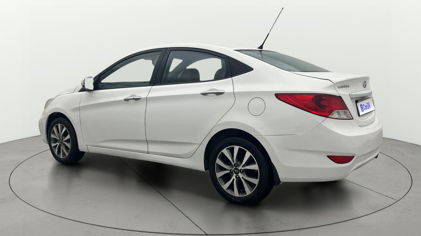 2014 Hyundai Verna FLUIDIC 1.6 CRDI SX OPT, Diesel, Manual, 81,619 km, Left Back Diagonal