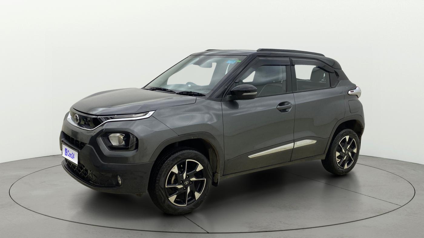 2024 Tata PUNCH Creative Dual Tone AMT Sunroof , Petrol, Automatic, 14,120 km, Left Front Diagonal