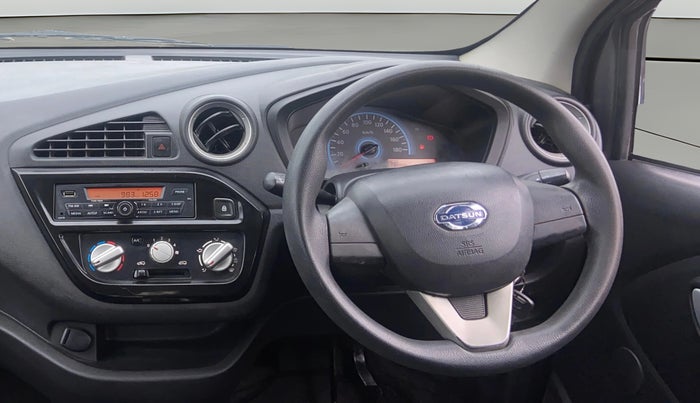 2018 Datsun Redi Go S 1.0 AMT, Petrol, Automatic, 47,980 km, Steering Wheel Close Up