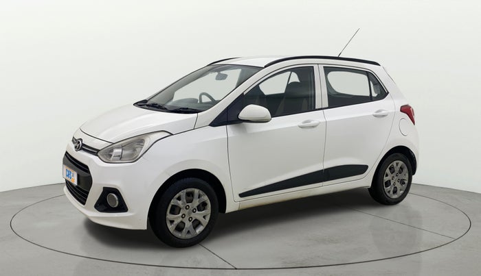 2016 Hyundai Grand i10 SPORTZ 1.2 KAPPA VTVT, Petrol, Manual, 86,476 km, Left Front Diagonal