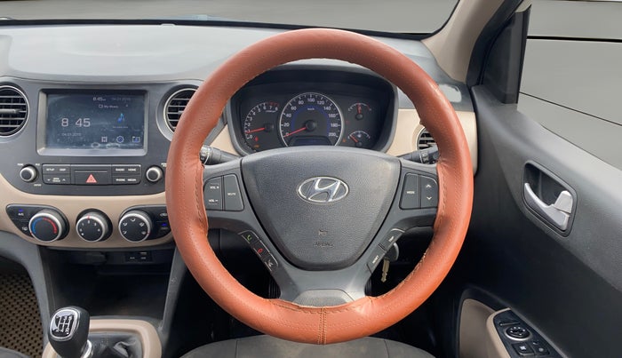 2017 Hyundai Grand i10 SPORTZ (O) 1.2 KAPPA VTVT, Petrol, Manual, 67,512 km, Steering Wheel Close Up