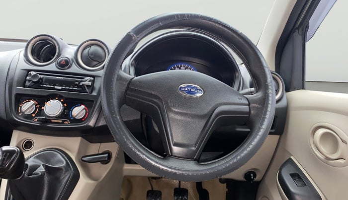 2016 Datsun Go T, Petrol, Manual, 41,128 km, Steering Wheel Close Up