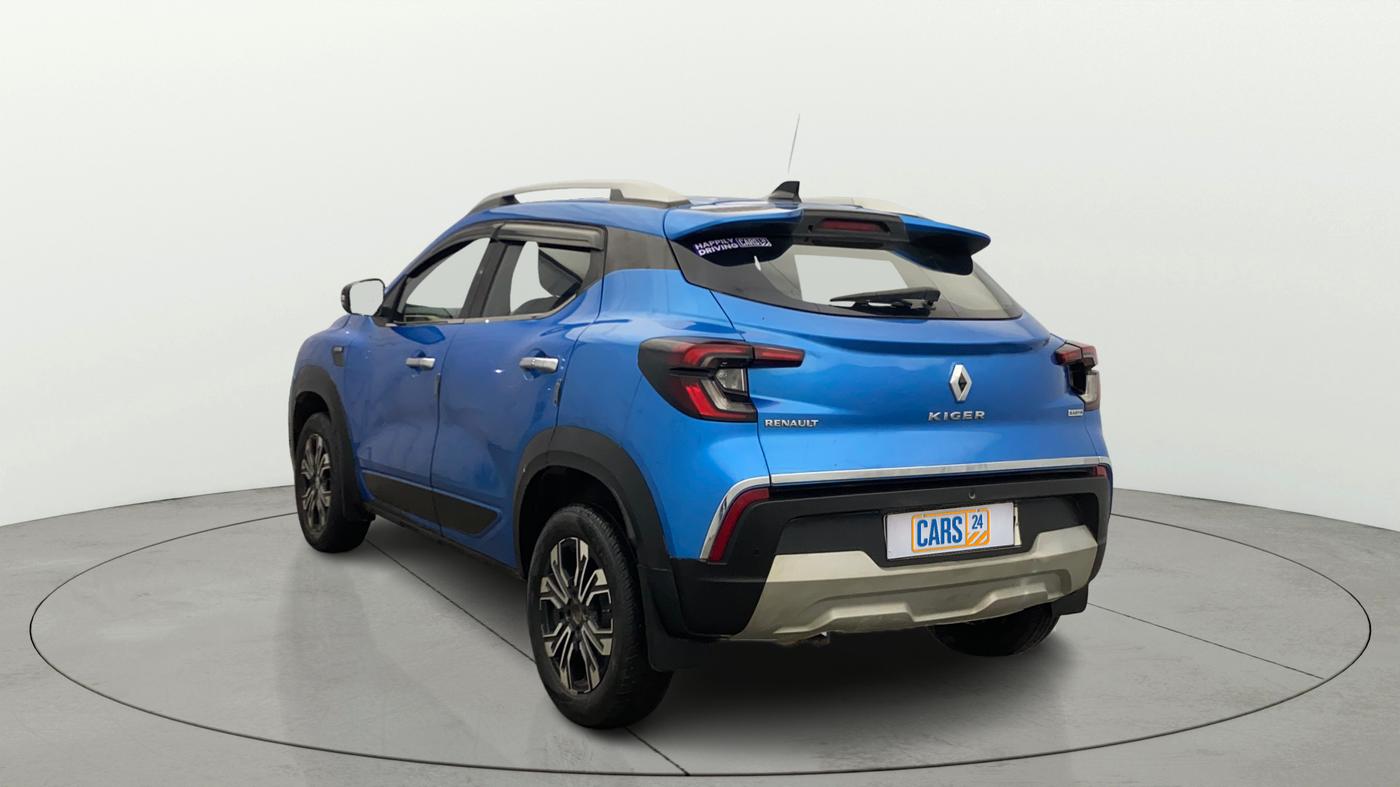 2021 Renault Kiger RXT AMT, Petrol, Automatic, 34,621 km, Left Back Diagonal