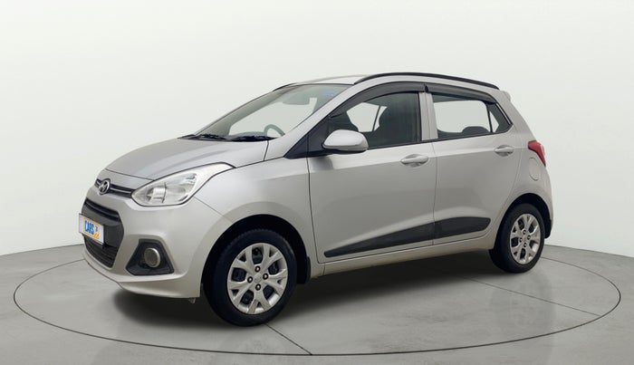 2016 Hyundai Grand i10 SPORTZ 1.2 KAPPA VTVT, Petrol, Manual, 63,843 km, Left Front Diagonal