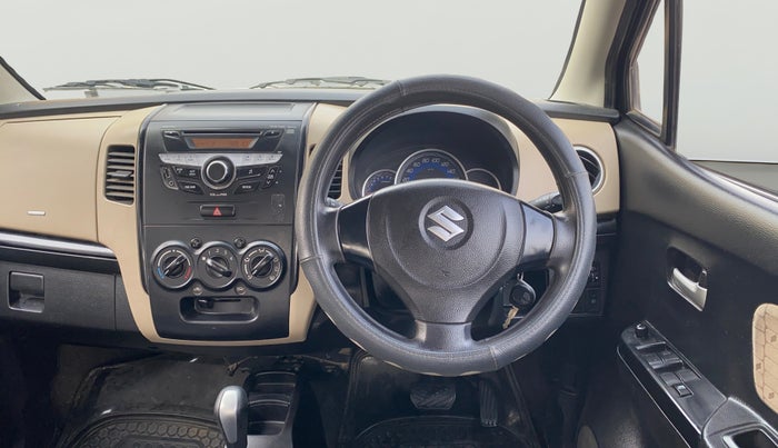 2017 Maruti Wagon R 1.0 VXI AMT, Petrol, Automatic, 42,802 km, Steering Wheel Close Up