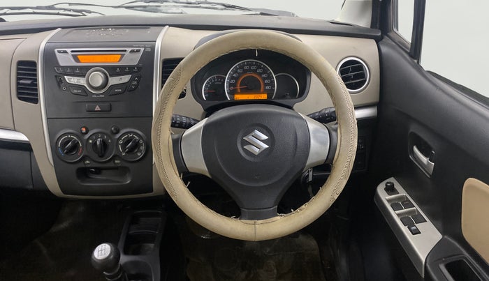 2013 Maruti Wagon R 1.0 VXI, Petrol, Manual, 39,196 km, Steering Wheel Close Up
