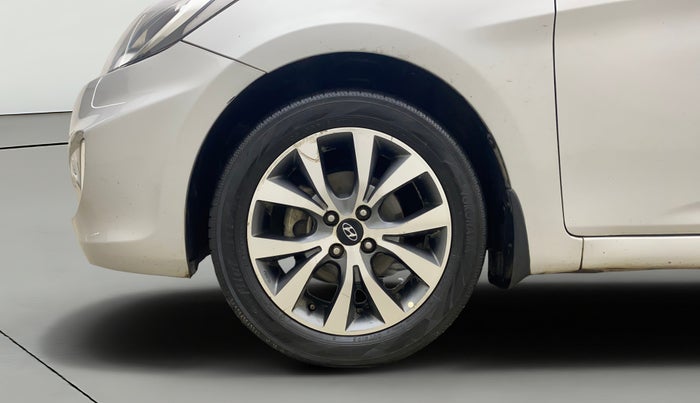 2013 Hyundai Verna FLUIDIC 1.6 VTVT SX OPT AT, Petrol, Automatic, 87,219 km, Left Front Wheel