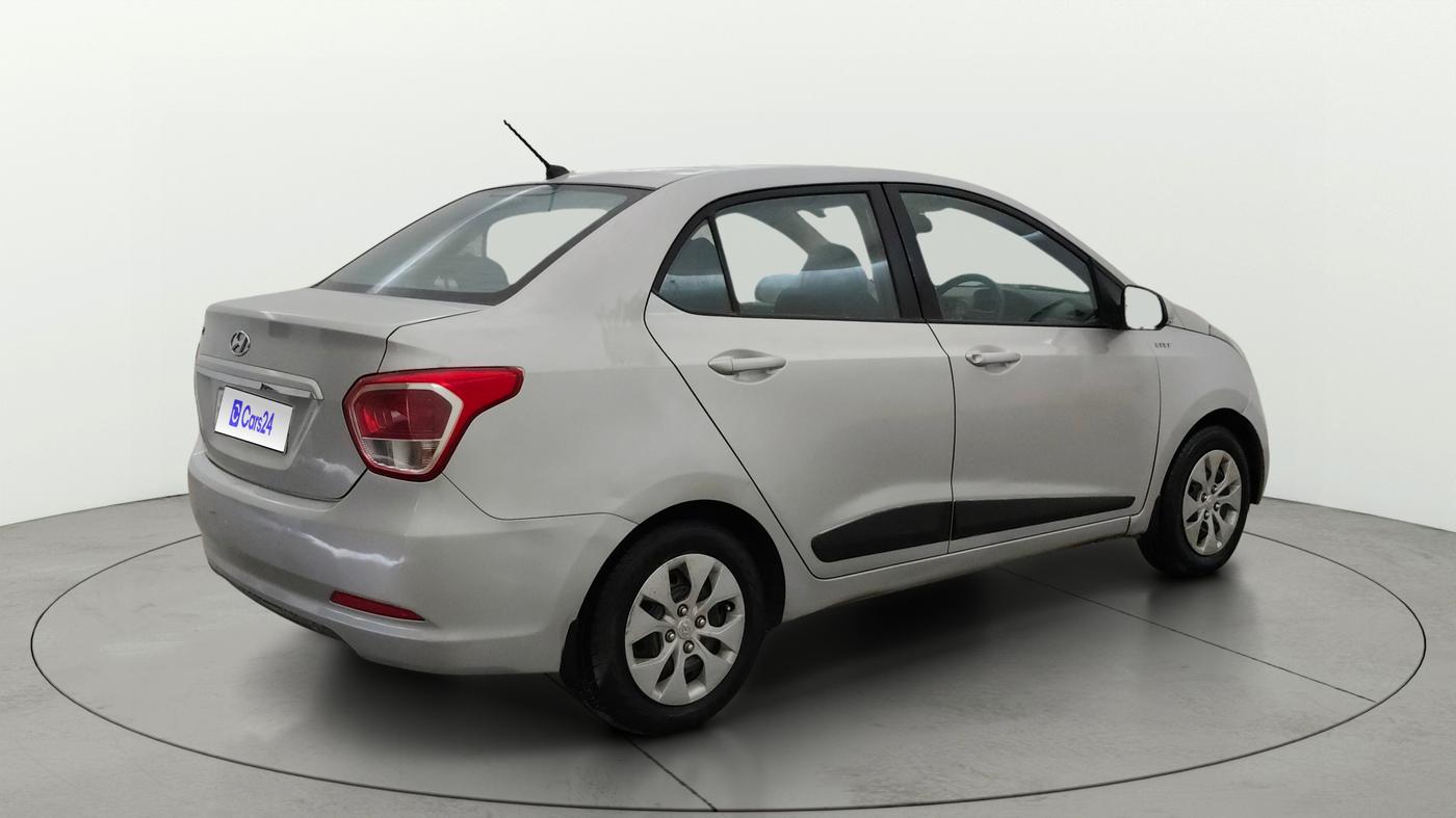 2014 Hyundai Xcent S 1.2, CNG, Manual, 88,393 km, Right Back Diagonal