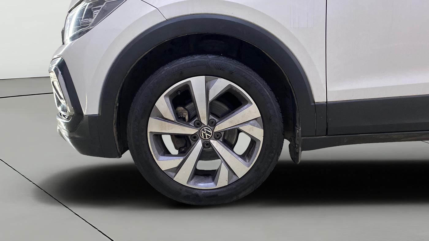 2022 Volkswagen TAIGUN TOPLINE 1.0 TSI AT, Petrol, Automatic, 38,551 km, Left Front Wheel