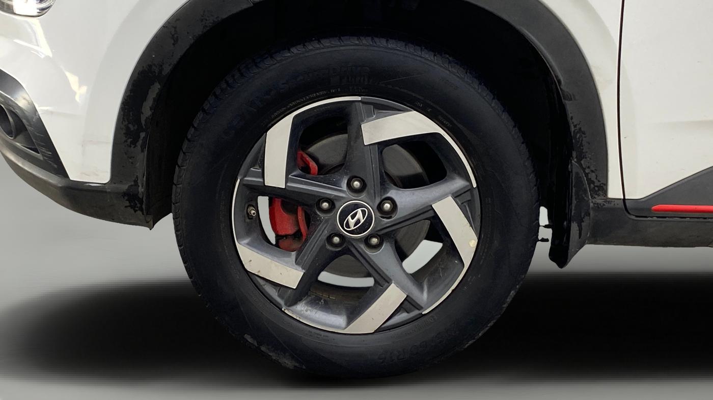 2021 Hyundai VENUE SX 1.0 (O) TURBO IMT DUAL TONE, Petrol, Manual, 35,269 km, Left Front Wheel