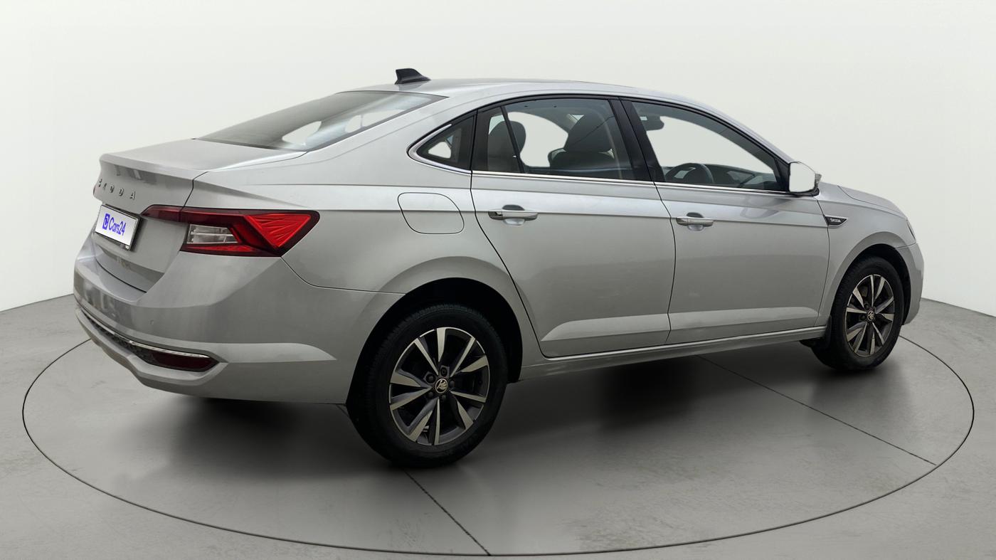 2022 Skoda SLAVIA STYLE 1.5L TSI DSG, Petrol, Automatic, 66,460 km, Right Back Diagonal