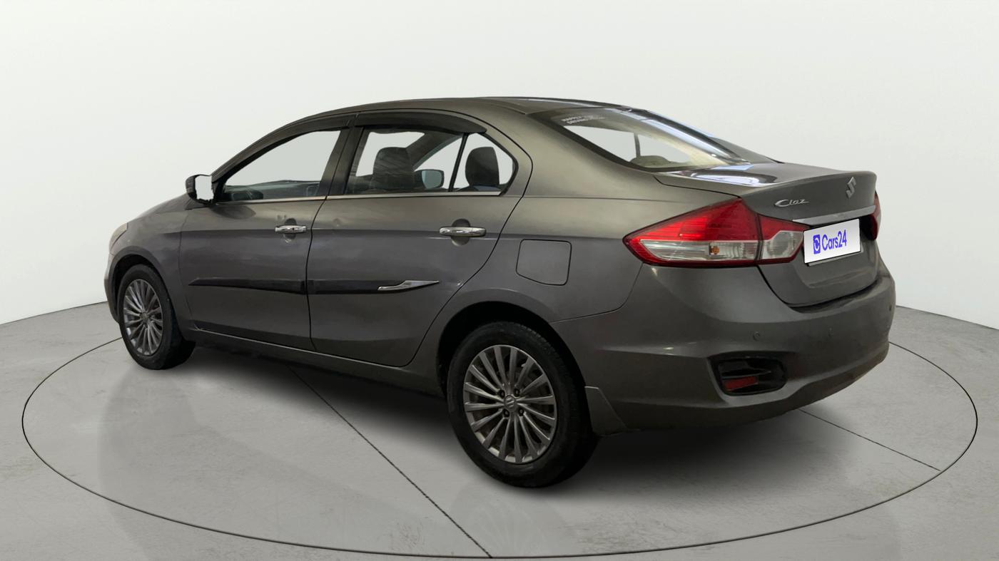 2017 Maruti Ciaz ALPHA 1.4 PETROL, CNG, Manual, 75,352 km, Left Back Diagonal