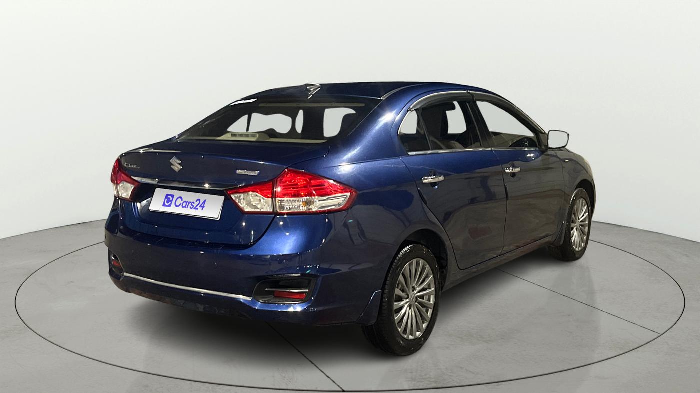 2017 Maruti Ciaz ALPHA DIESEL 1.3, Diesel, Manual, 93,874 km, Right Back Diagonal