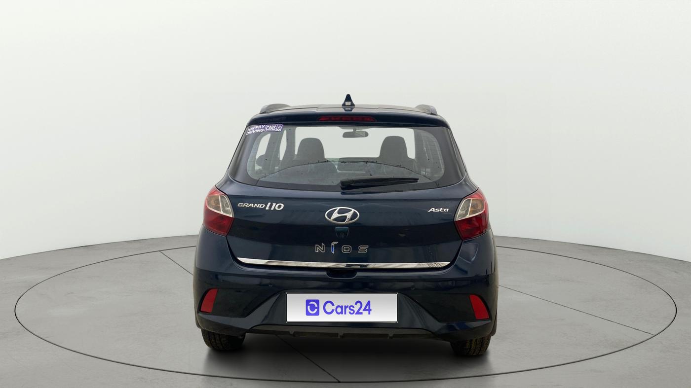 2021 Hyundai GRAND I10 NIOS ASTA AMT 1.2 KAPPA VTVT, Petrol, Automatic, 55,730 km, Back/Rear