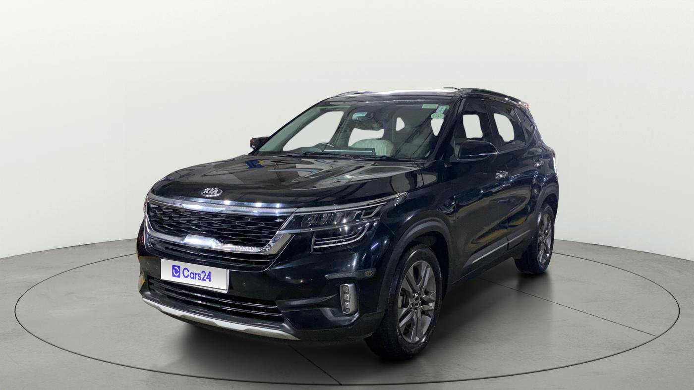 2019 KIA SELTOS HTX PLUS AT1.5 DIESEL, Diesel, Automatic, 65,248 km, Left Front Diagonal