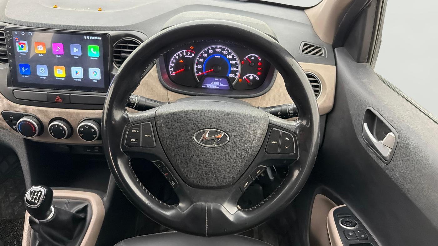 2018 Hyundai Grand i10 SPORTZ 1.2 KAPPA VTVT, CNG, Manual, 89,037 km, Steering Wheel Close Up