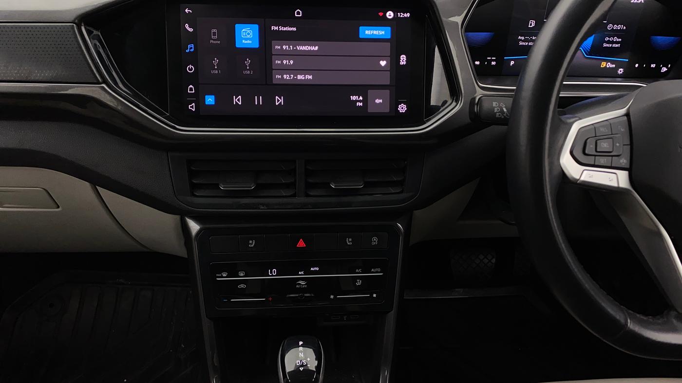 2023 Volkswagen TAIGUN TOPLINE 1.0 TSI AT, Petrol, Automatic, 34,848 km, Air Conditioner