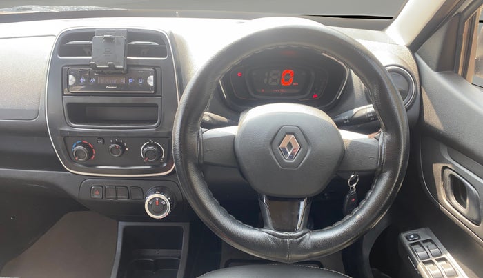 2018 Renault Kwid RXL 1.0 AMT, Petrol, Automatic, 14,475 km, Steering Wheel Close Up