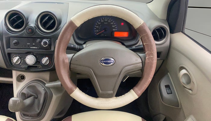 2014 Datsun Go T, Petrol, Manual, 34,570 km, Steering Wheel Close Up