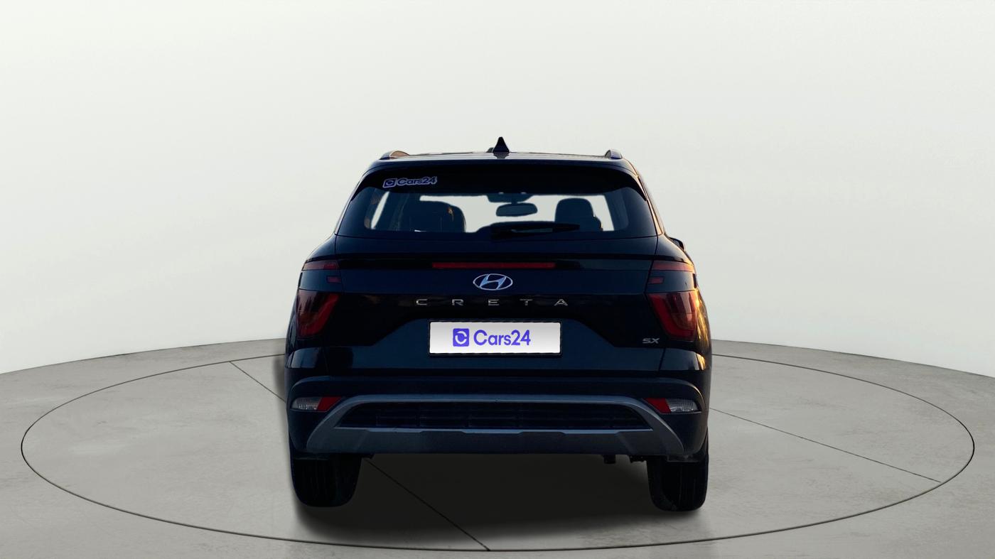 2021 Hyundai Creta SX IVT 1.5 PETROL, Petrol, Automatic, 1,17,634 km, Back/Rear