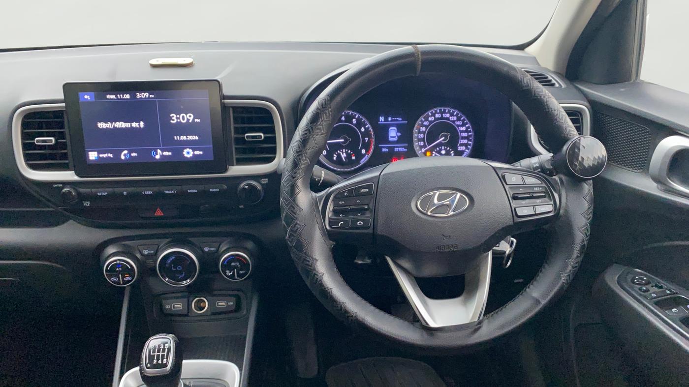 2022 Hyundai VENUE SX 1.0 TURBO IMT, Petrol, Manual, 57,143 km, Steering Wheel Close Up