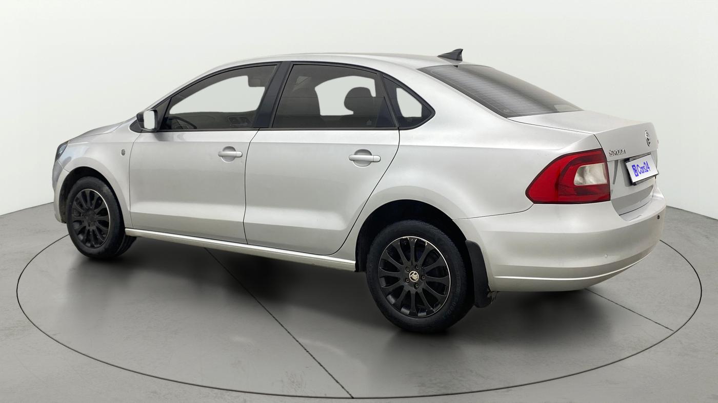 2015 Skoda Rapid 1.5 TDI CR ELEGANCE AT, Diesel, Automatic, 53,592 km, Left Back Diagonal