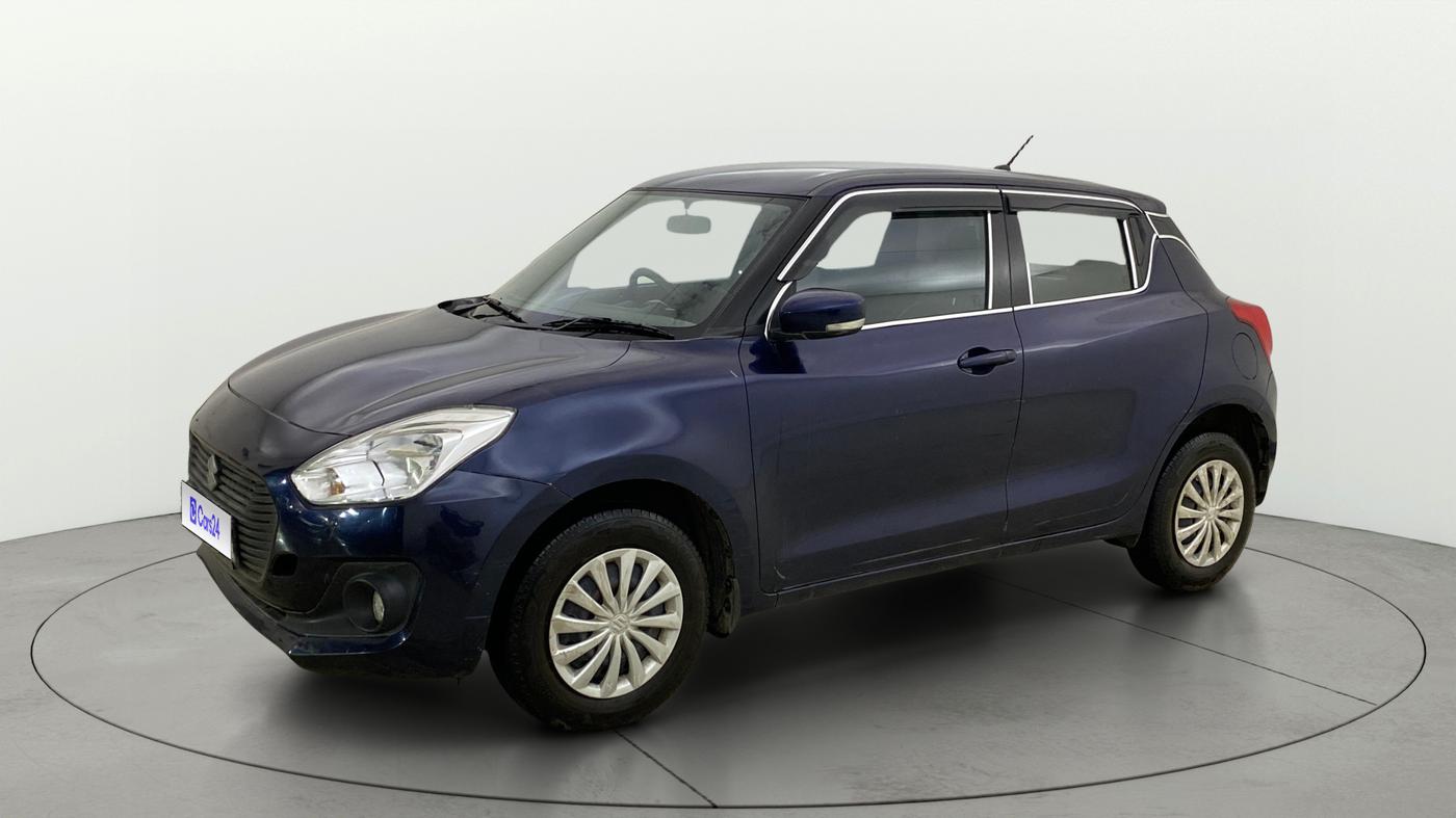 2020 Maruti Swift VXI AMT, Petrol, Automatic, 90,008 km, Left Front Diagonal