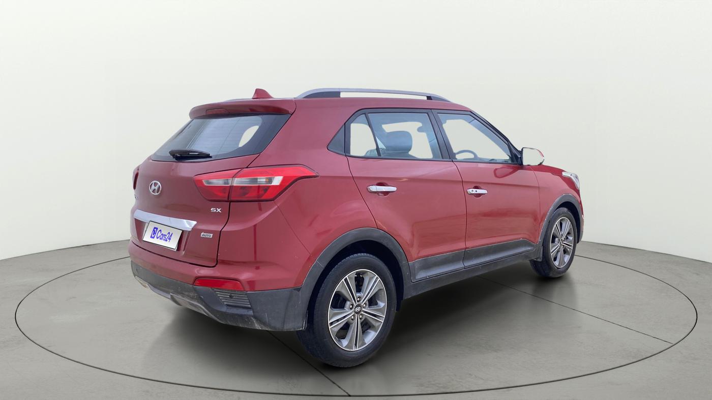 2016 Hyundai Creta SX PLUS AT 1.6 PETROL, Petrol, Automatic, 1,10,632 km, Right Back Diagonal