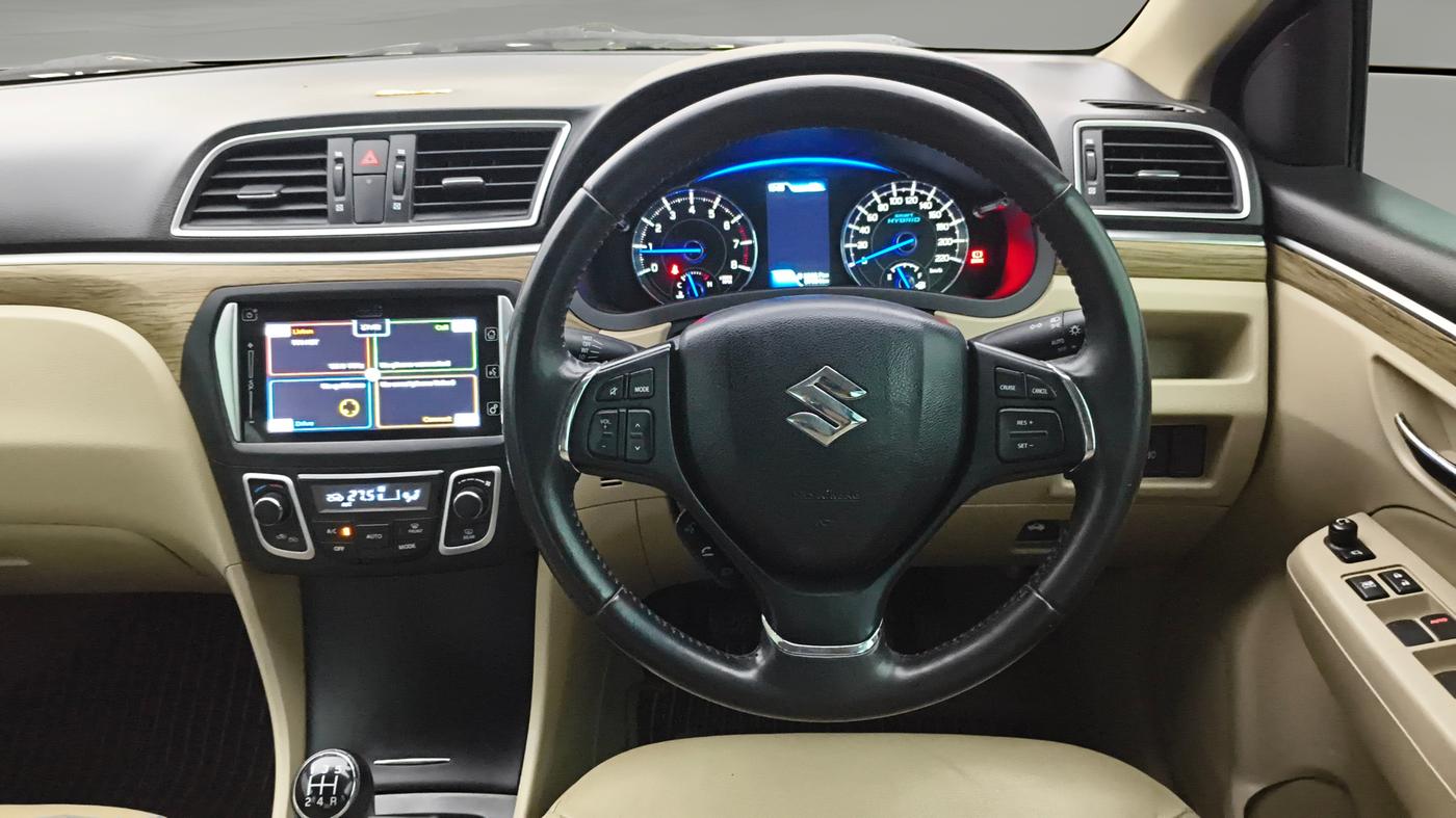2019 Maruti Ciaz ALPHA 1.5 SHVS PETROL, Petrol, Manual, 87,994 km, Steering Wheel Close Up