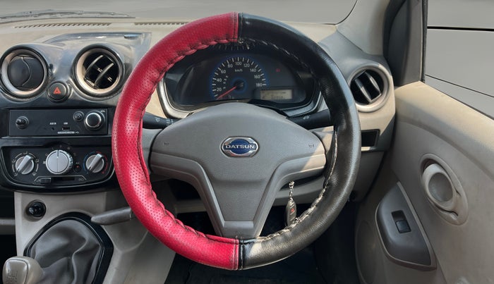 2015 Datsun Go T, Petrol, Manual, 62,942 km, Steering Wheel Close Up