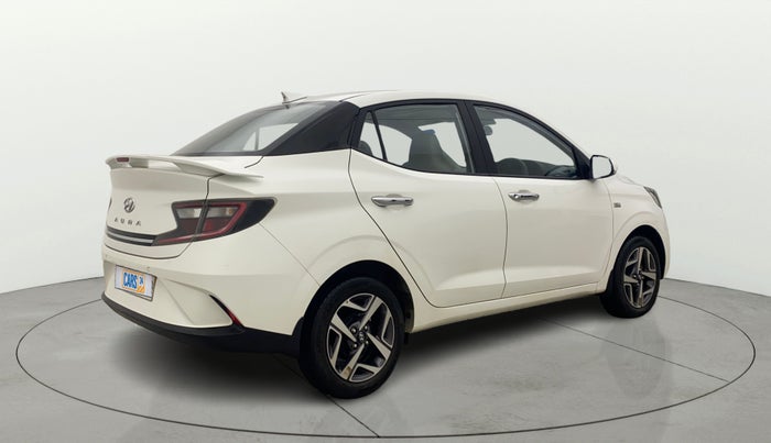 2022 Hyundai AURA SX PLUS 1.2 AMT, Petrol, Automatic, 14,943 km, Right Back Diagonal