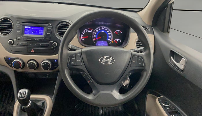 2016 Hyundai Grand i10 SPORTZ 1.2 KAPPA VTVT, Petrol, Manual, 43,582 km, Steering Wheel Close Up