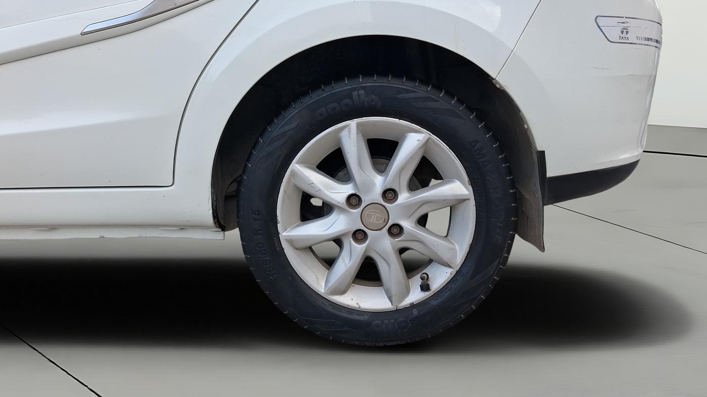2016 Tata Zest XM PETROL, CNG, Manual, 97,394 km, Left Rear Wheel