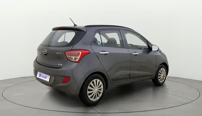 2014 Hyundai Grand i10 SPORTZ 1.2 KAPPA VTVT, CNG, Manual, 1,19,876 km, Right Back Diagonal