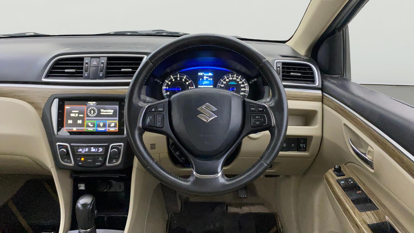 2023 Maruti Ciaz ALPHA  AT 1.5 SHVS PETROL, Petrol, Automatic, 53,557 km, Steering Wheel Close Up
