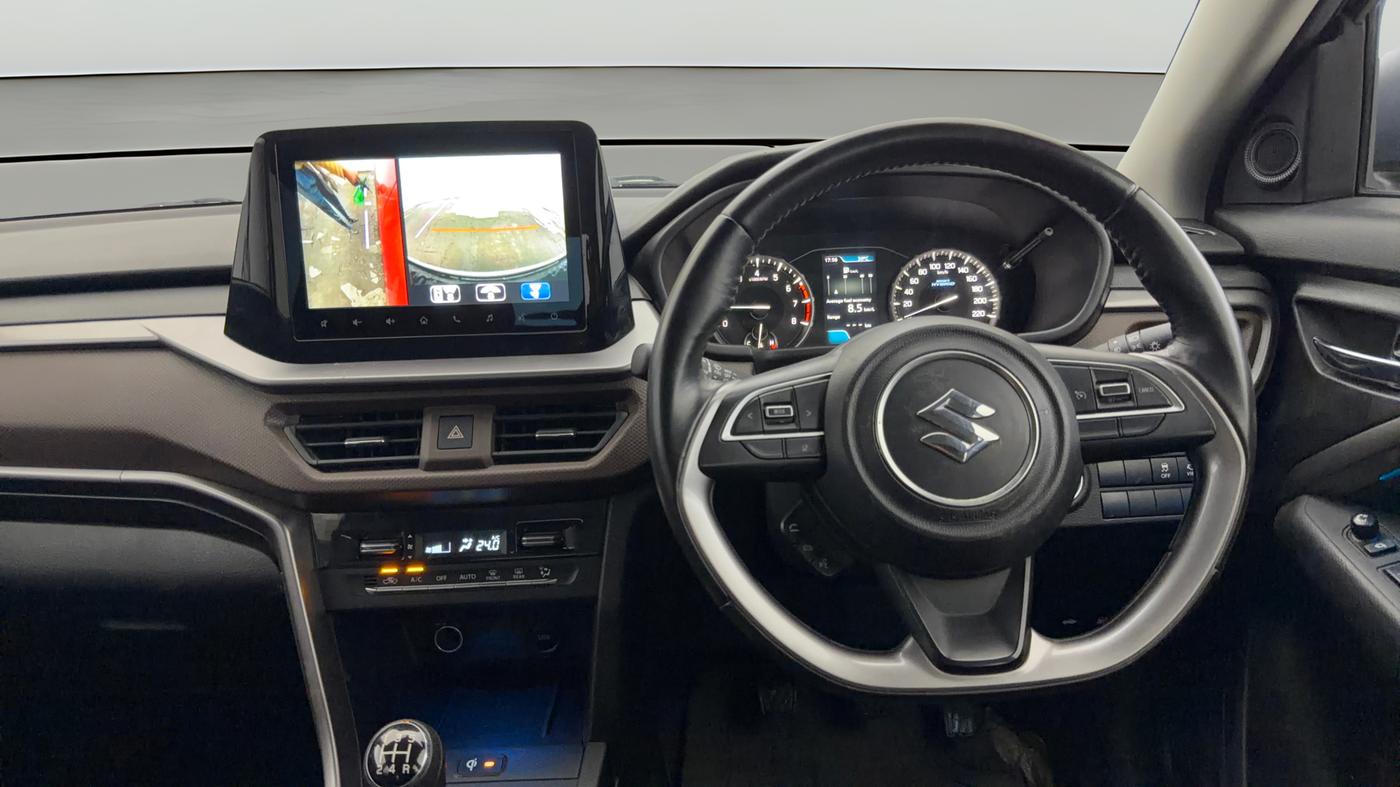 2022 Maruti BREZZA ZXI + SMART HYBRID DUAL TONE, Petrol, Manual, 15,752 km, Steering Wheel Close Up