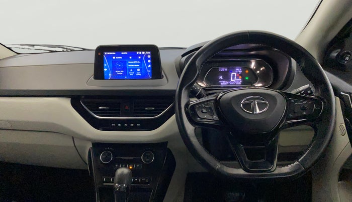2021 Tata NEXON XZA PLUS (O) PETROL, Petrol, Automatic, 79,276 km, Steering Wheel Close Up