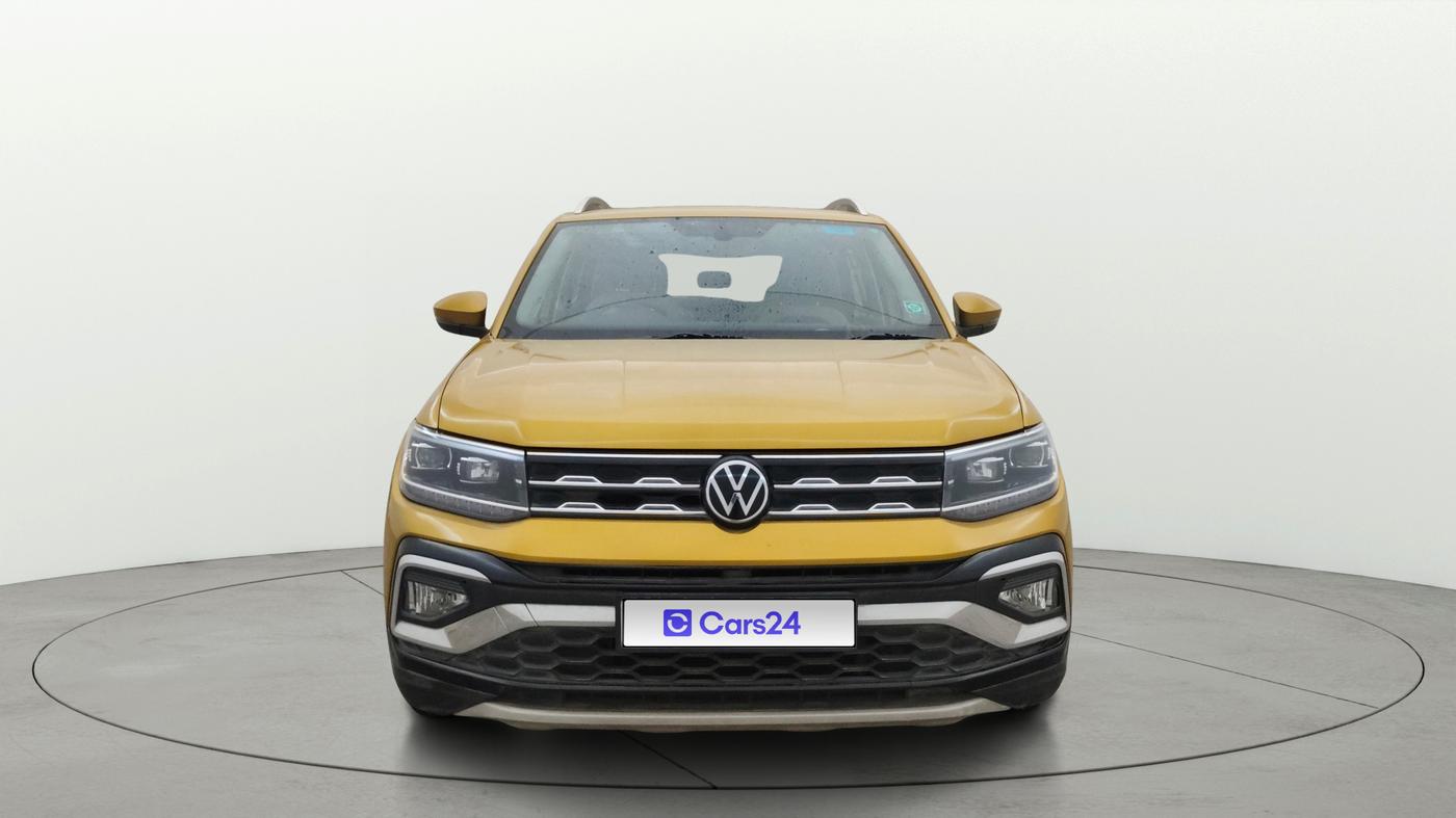 2022 Volkswagen TAIGUN TOPLINE 1.0 TSI AT, Petrol, Automatic, 28,405 km, Front