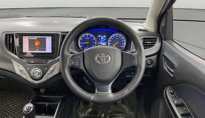 2019 Toyota Glanza G ISG, Petrol, Manual, 1,19,623 km, Steering Wheel Close Up