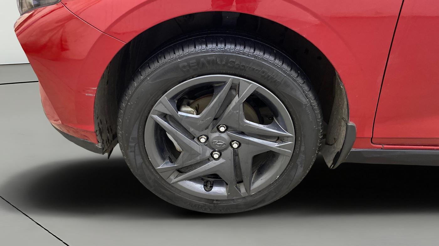 2021 Hyundai NEW I20 SPORTZ 1.0 TURBO IMT DUAL TONE, Petrol, Manual, 21,860 km, Left Front Wheel