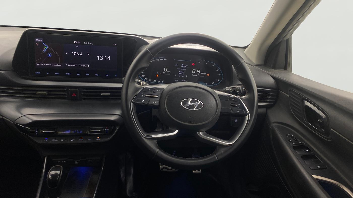 2020 Hyundai NEW I20 ASTA 1.0 GDI TURBO DCT, Petrol, Automatic, 50,300 km, Steering Wheel Close Up