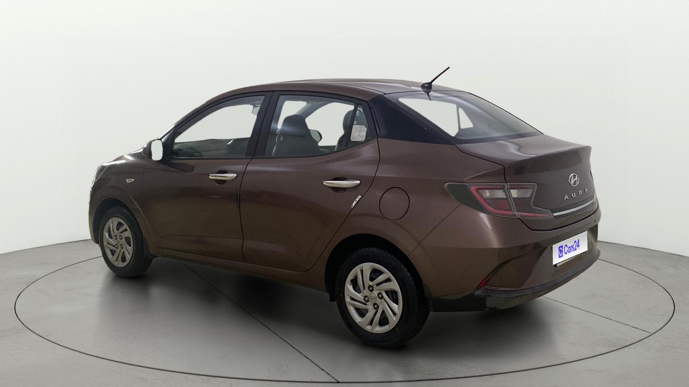 2020 Hyundai AURA S 1.2 CNG, CNG, Manual, 52,138 km, Left Back Diagonal