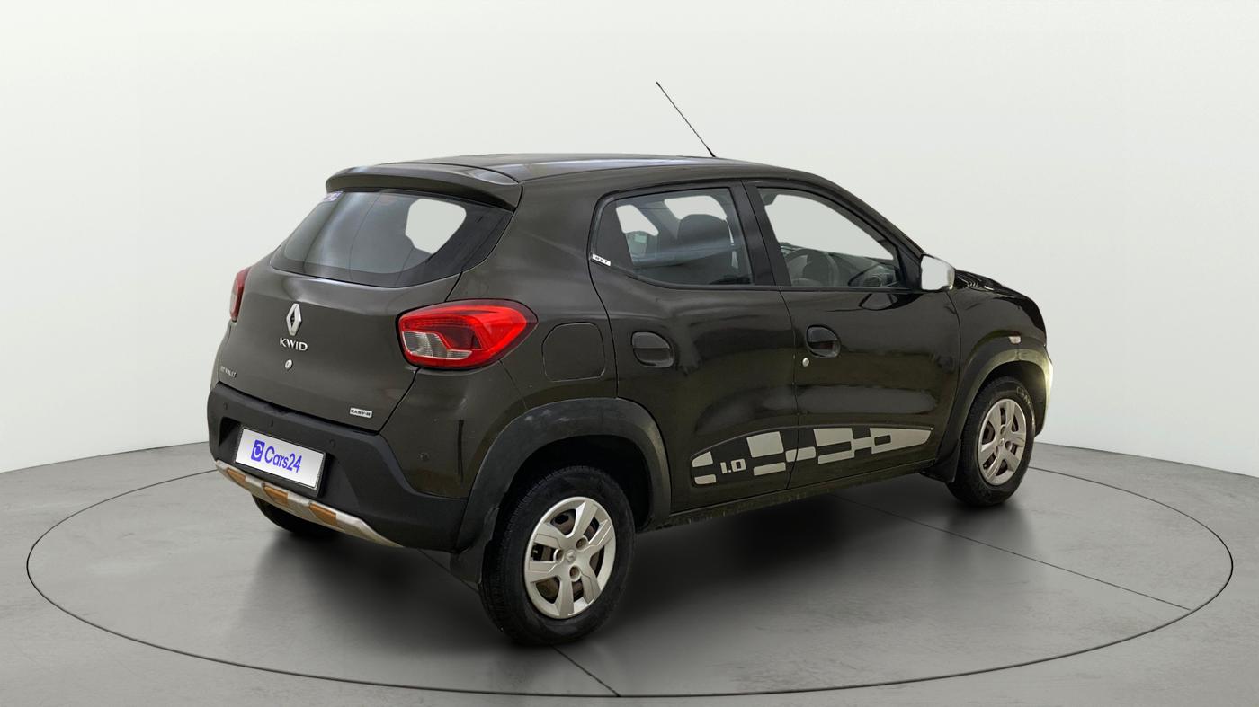2018 Renault Kwid RXT 1.0 AMT (O), Petrol, Automatic, 33,817 km, Right Back Diagonal